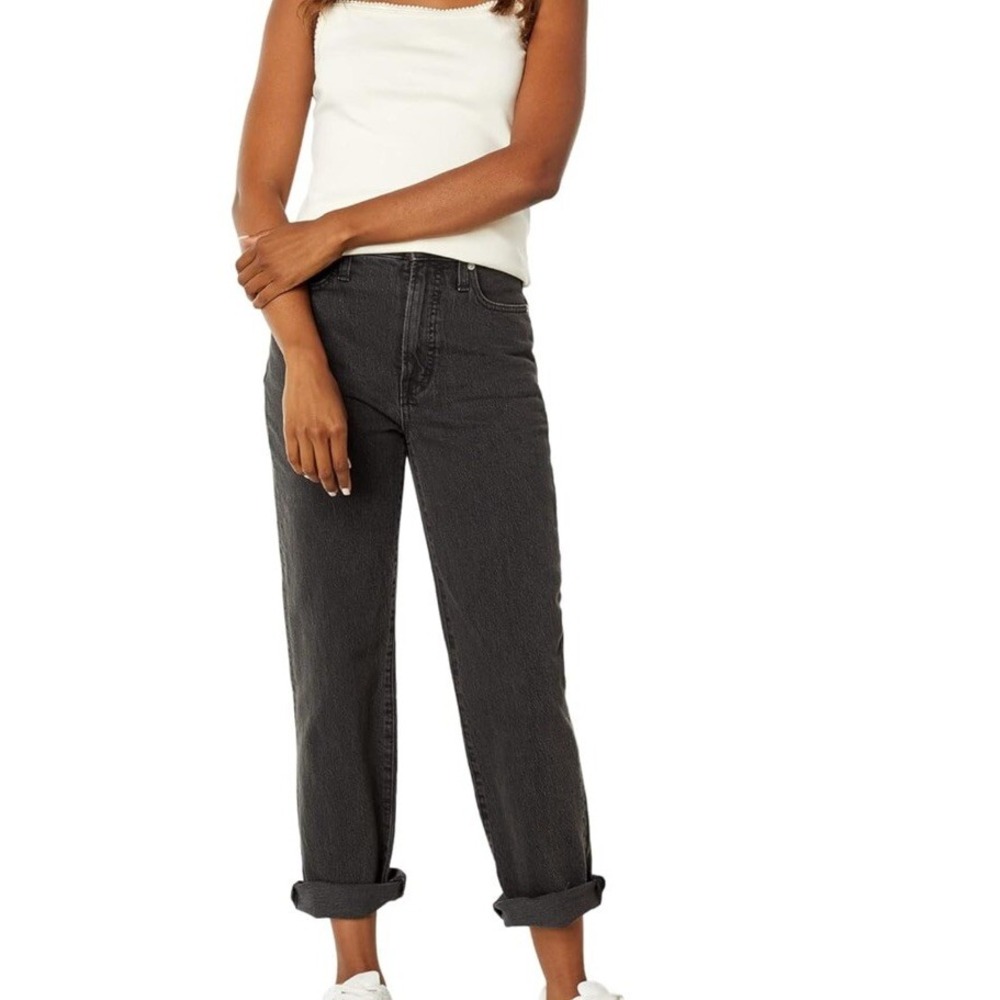Madewell Stovepipe Vintage Straight Womens Jeans In Gray With‎ Magic Pockets W32